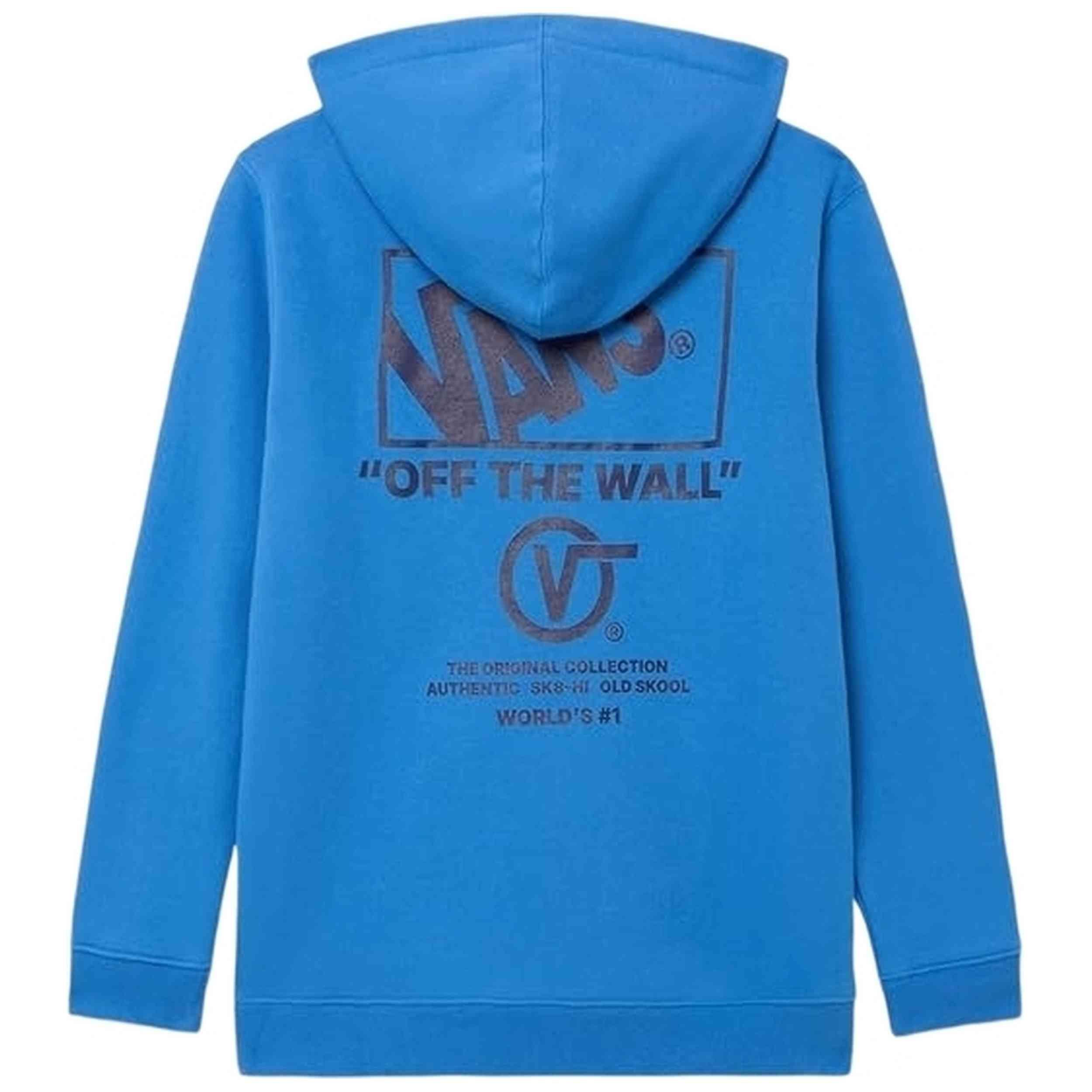 Hoodie Vans model Stacked Hi Pullover Bright Azure voor unisex 3/3