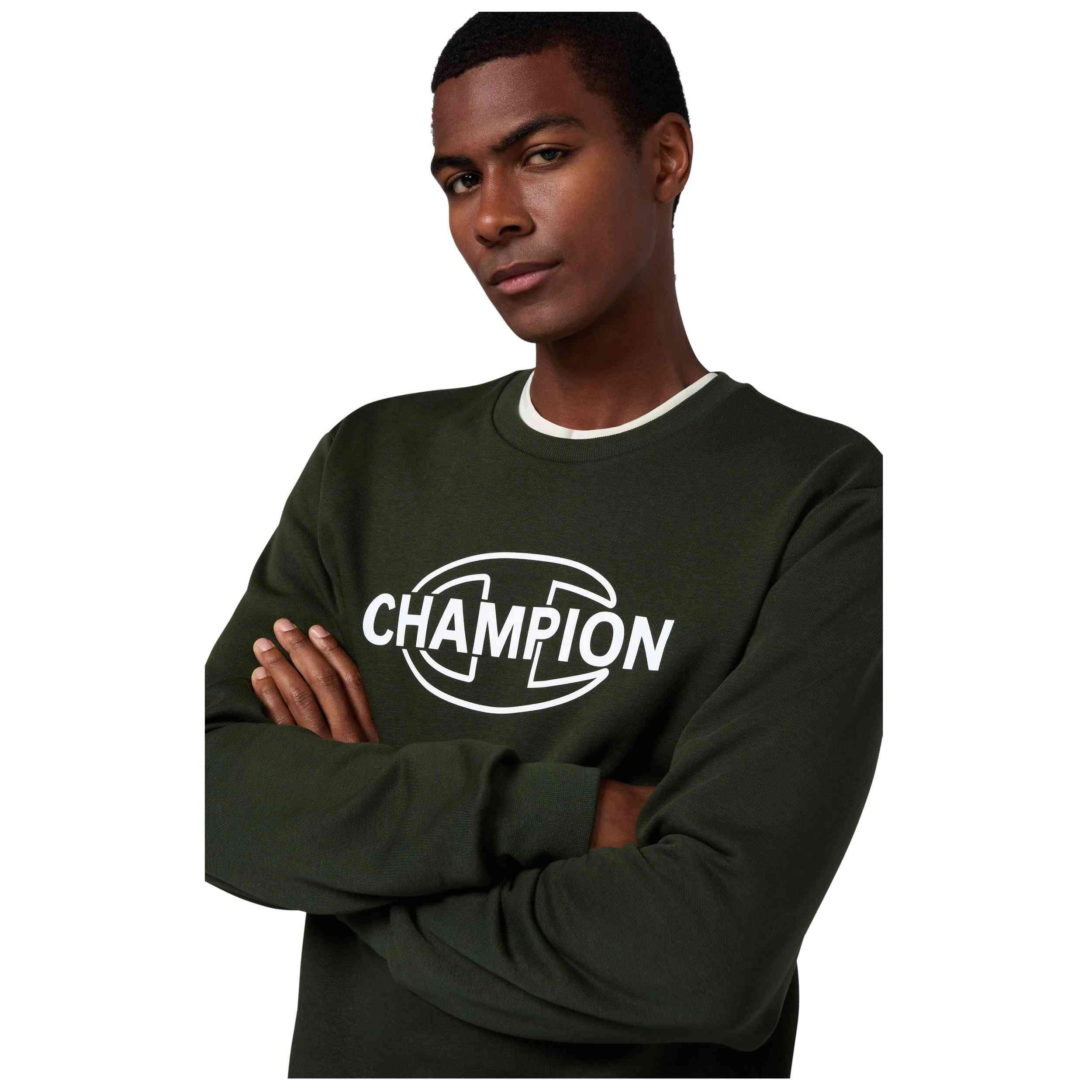 Felpa Champion modello 221649-GS586 per uomini 3/5