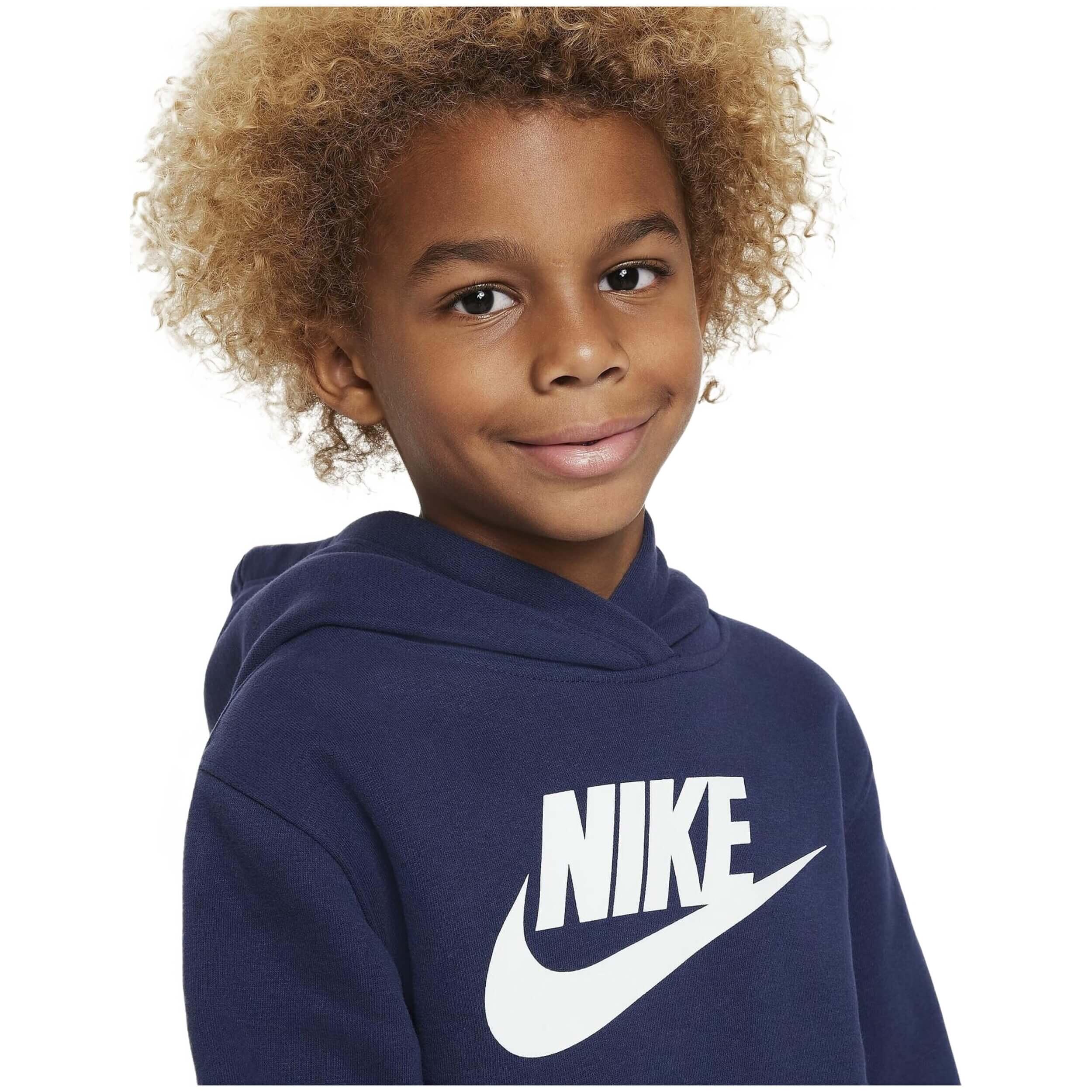 Sudadera con capucha Nike modelo 86L135-U90 para niños unisex 3/5