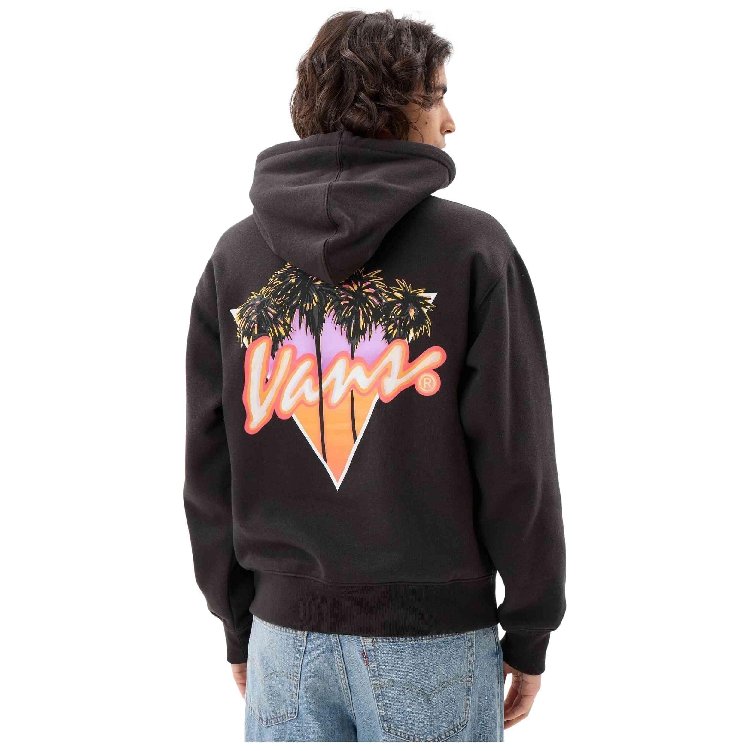 Hoodie Vans model Palm Drive Pullover Black voor unisex 2/5