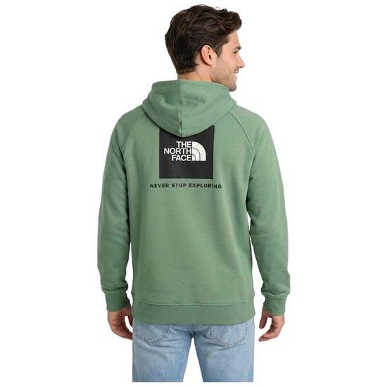 Sweat à capuche The north face modèle M RAGLAN BOX NSE REGULAR HOOD pour unisexe