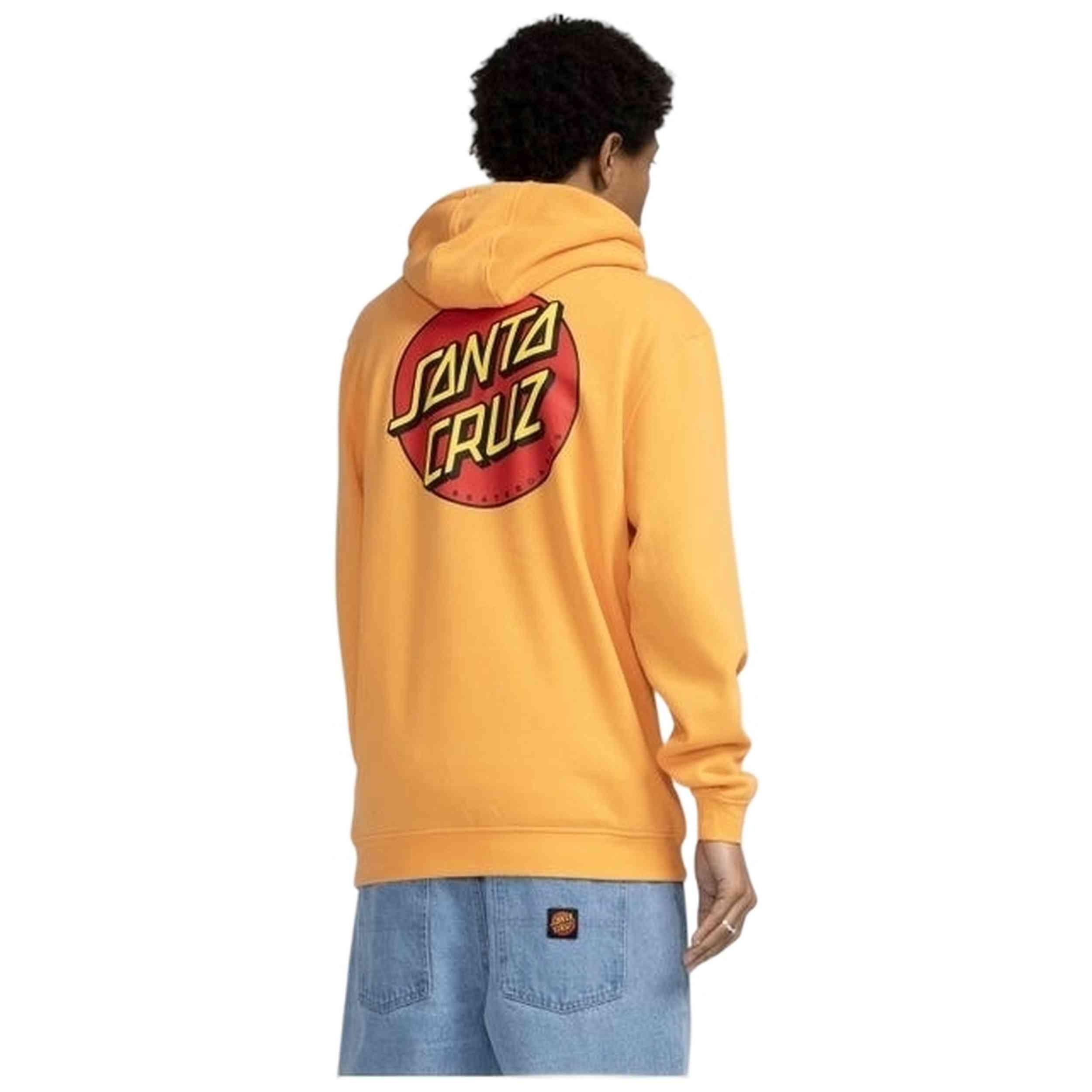 Felpa con cappuccio Santa cruz modello Classic Dot Chest Hood per uomini 5/5