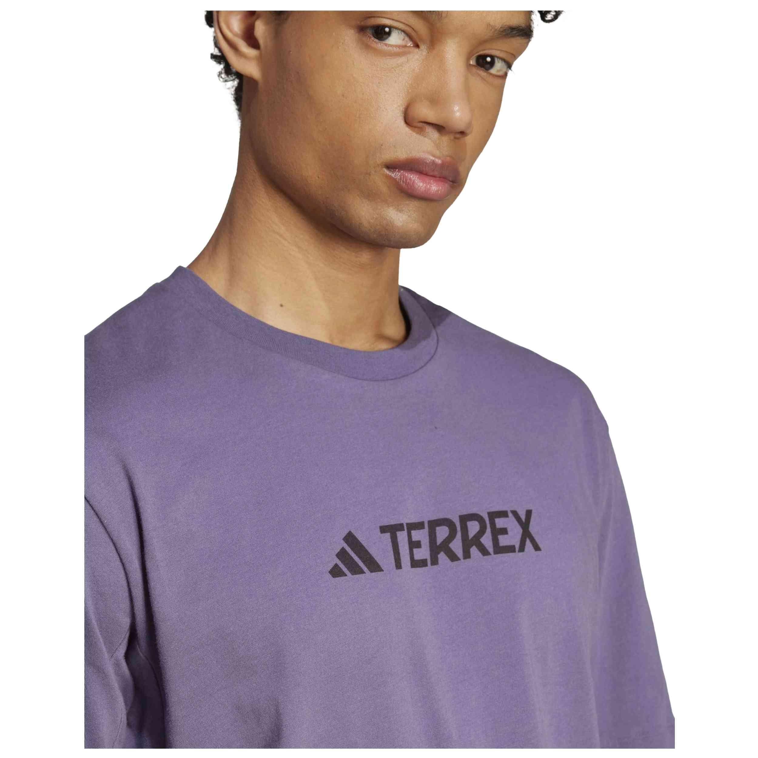 Sweater Adidas model Camiseta adidas Terrex Classic Logo manga corta voor mannen 4/5