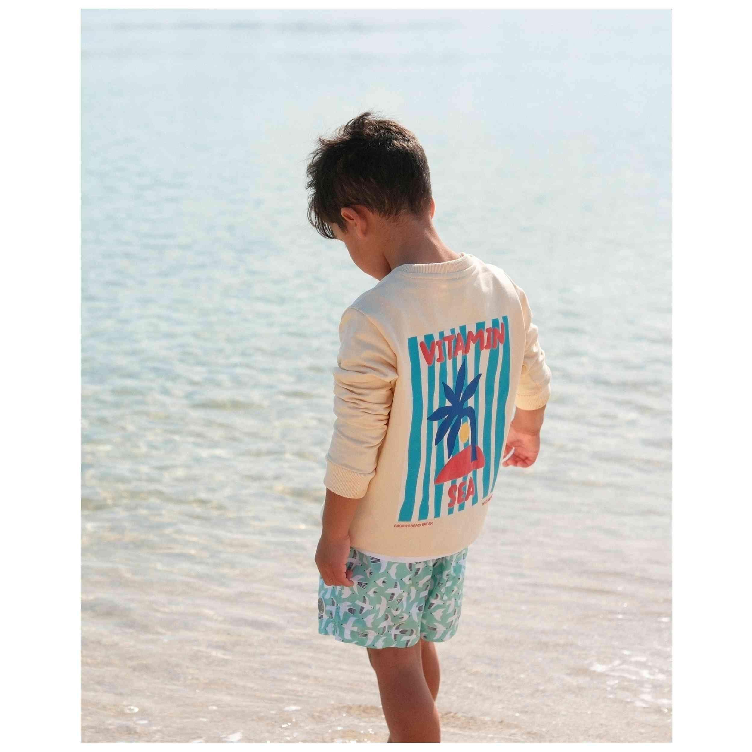 Sweat Badawii modèle Sudadera Kids Algodón Diseño Vitamin Sea pour enfants 4/4