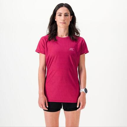 T-shirt eco-gerecycled en ademend Dames Running-Trail AERO