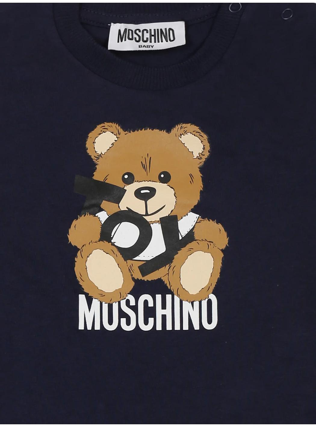 T-shirt menino moschino azul 4/4