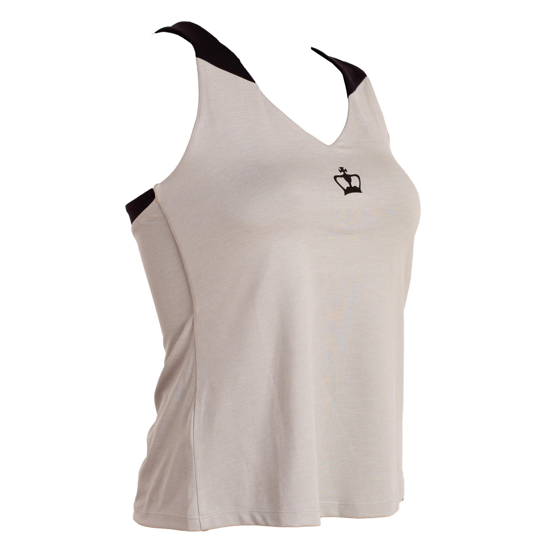 Femme Padel Tennis T-Shirt Léger Confortable Respirant Rodas Gris 2/7