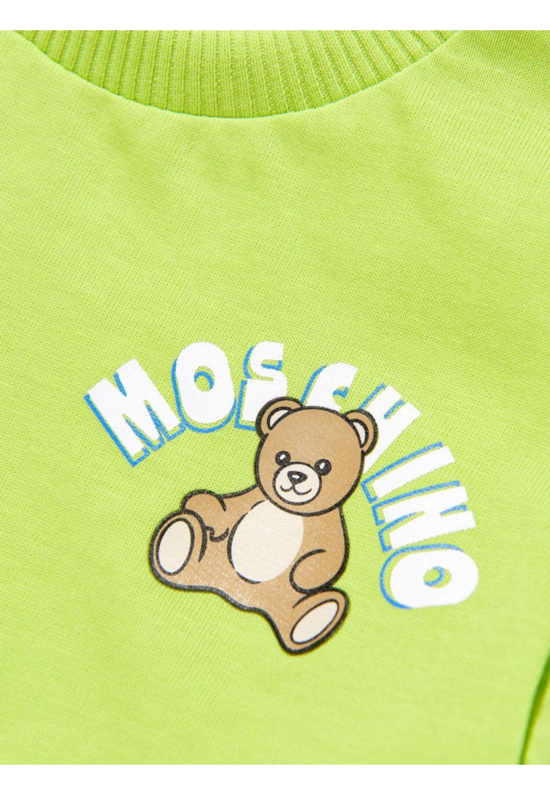 T-shirt jongens Moschino giallo 3/4