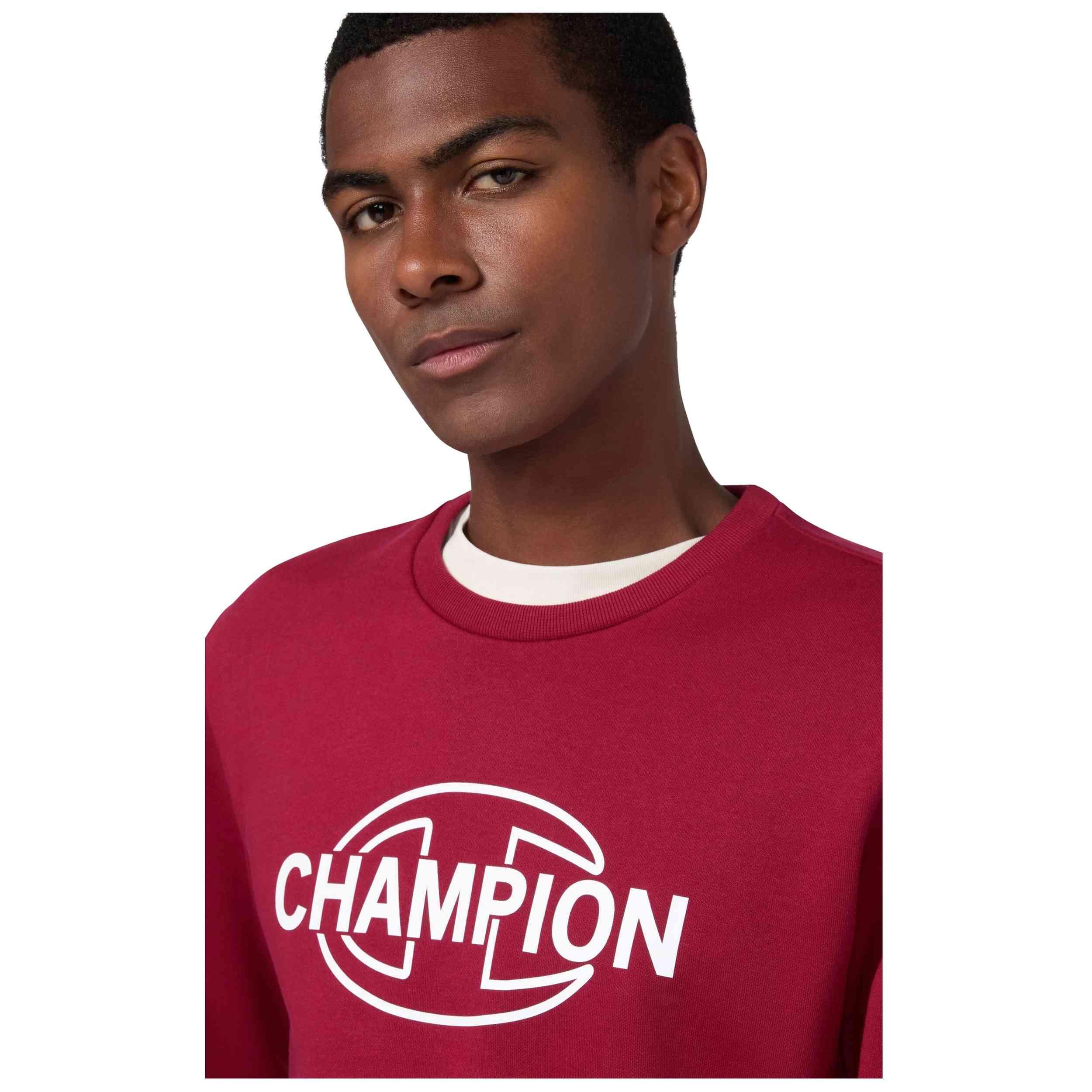 Felpa con cappuccio Champion modello Crewneck Sweatshirt per uomini 3/5