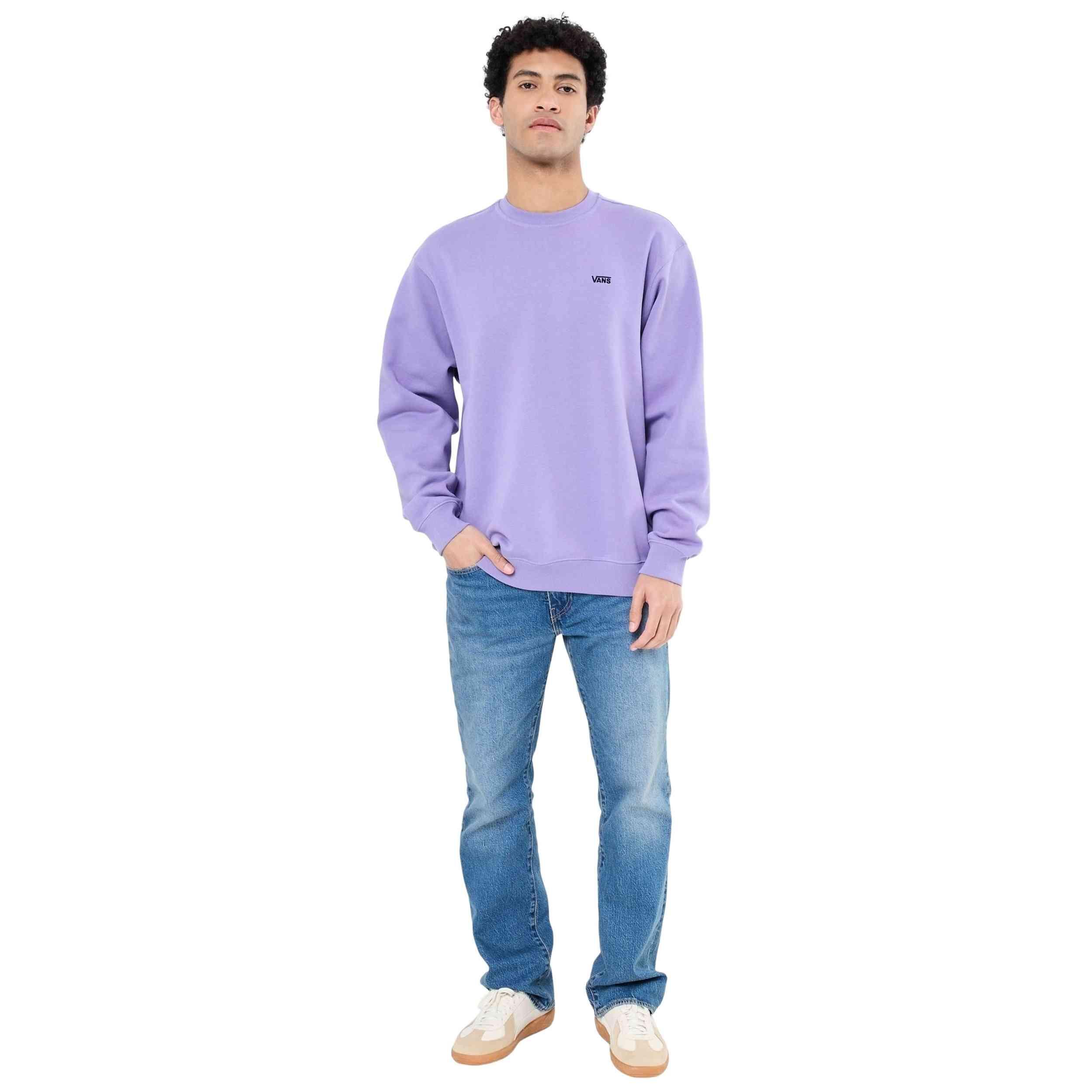 Felpa Vans modello LEFT CHEST II LOOSE CREW per uomini 4/4