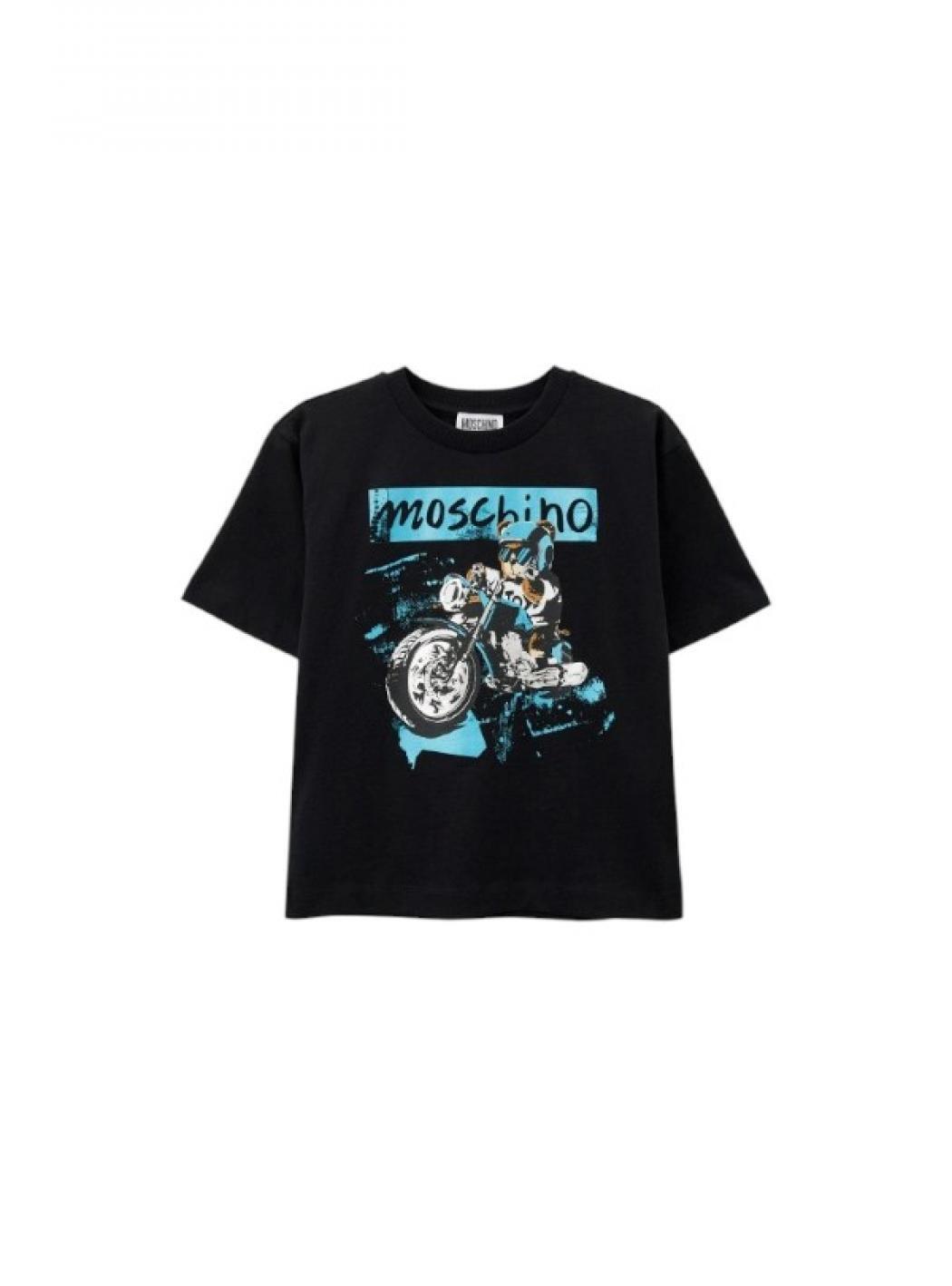 T-shirt garçon moschino noir 1/5