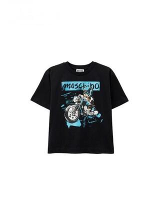 T-shirt garçon moschino noir