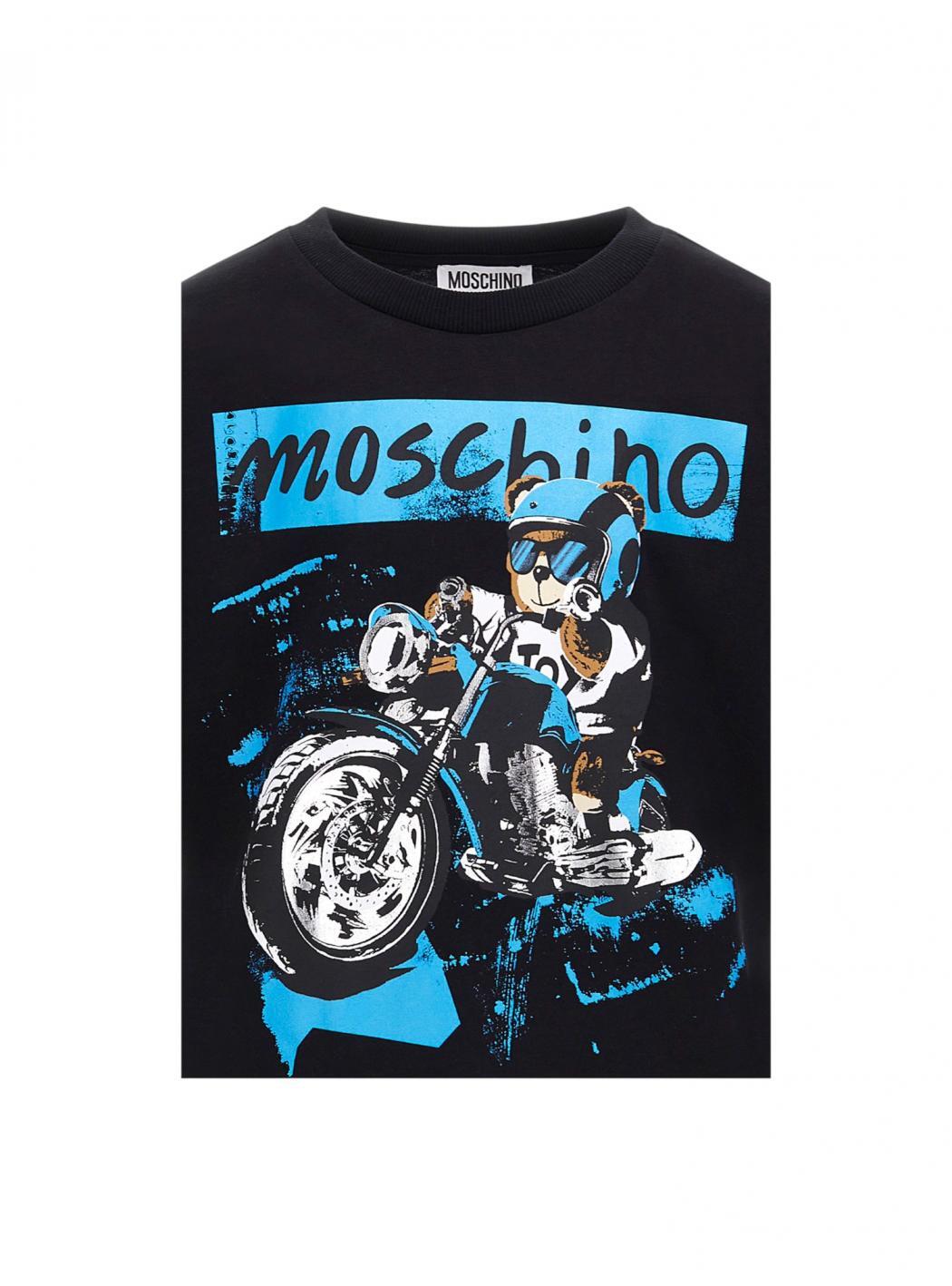 T-shirt garçon moschino noir 5/5