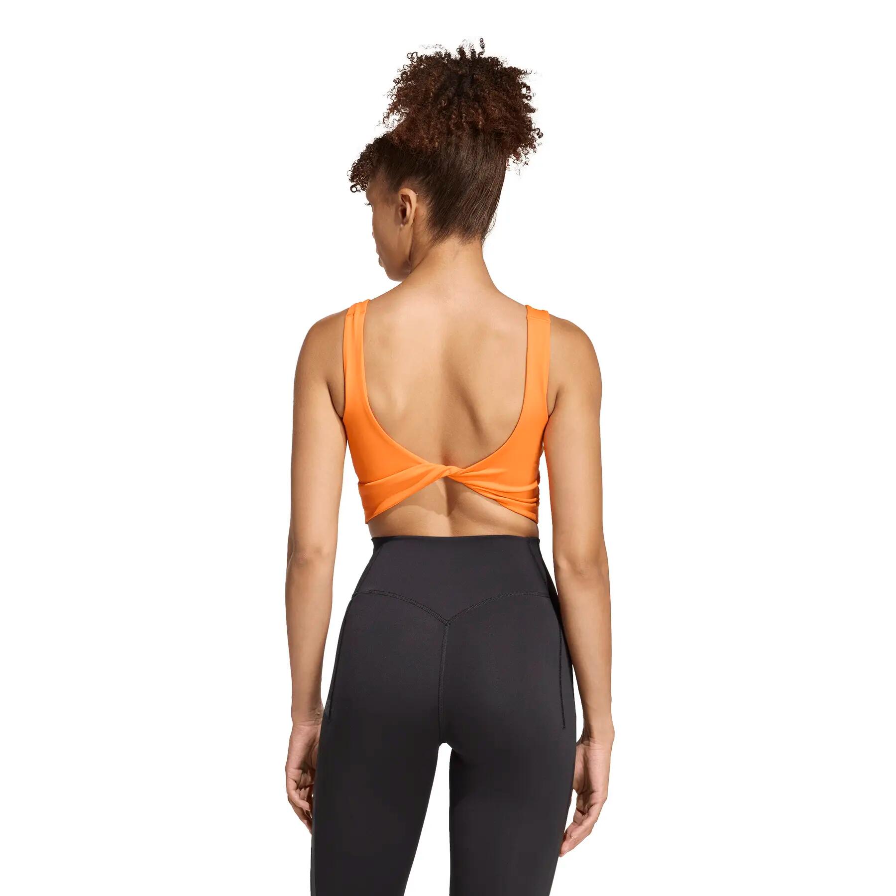 Women's tank top adidas Optime Workout Twist Light 5/6