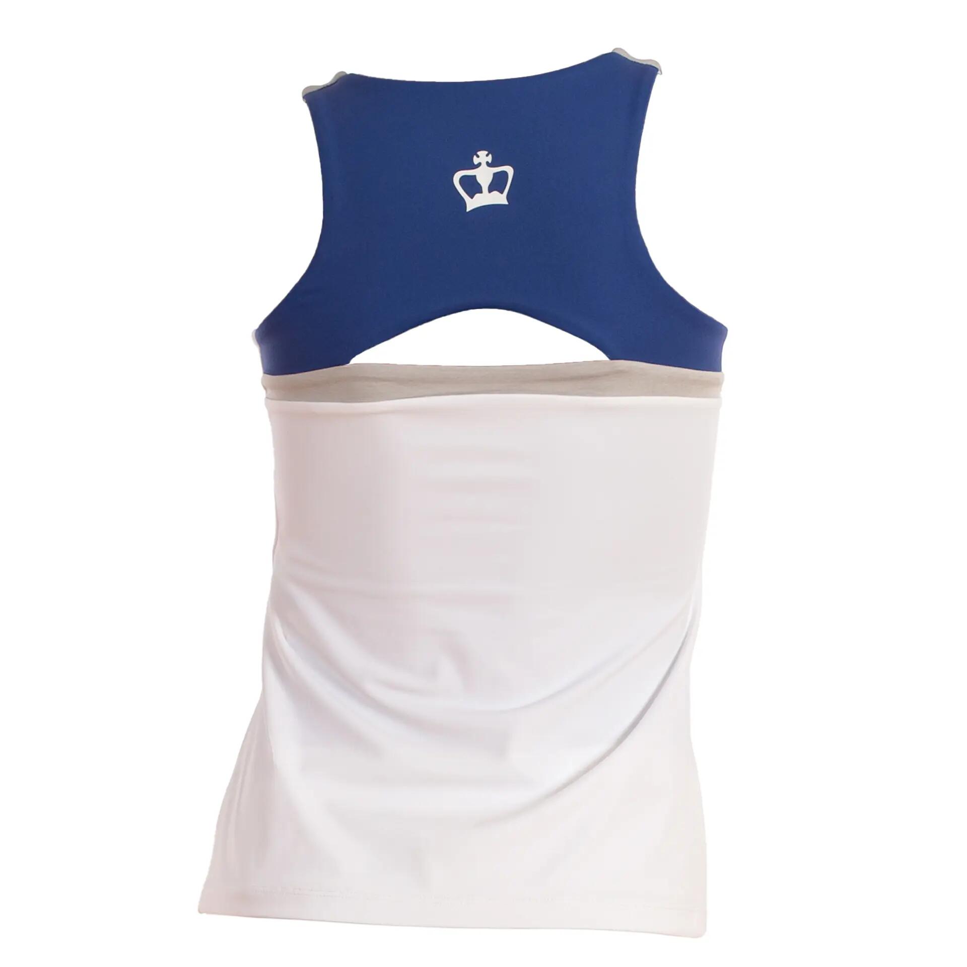 Femme Padel Tennis T-Shirt Léger Respirant Ouverture Dos Naxos Blanc 7/7