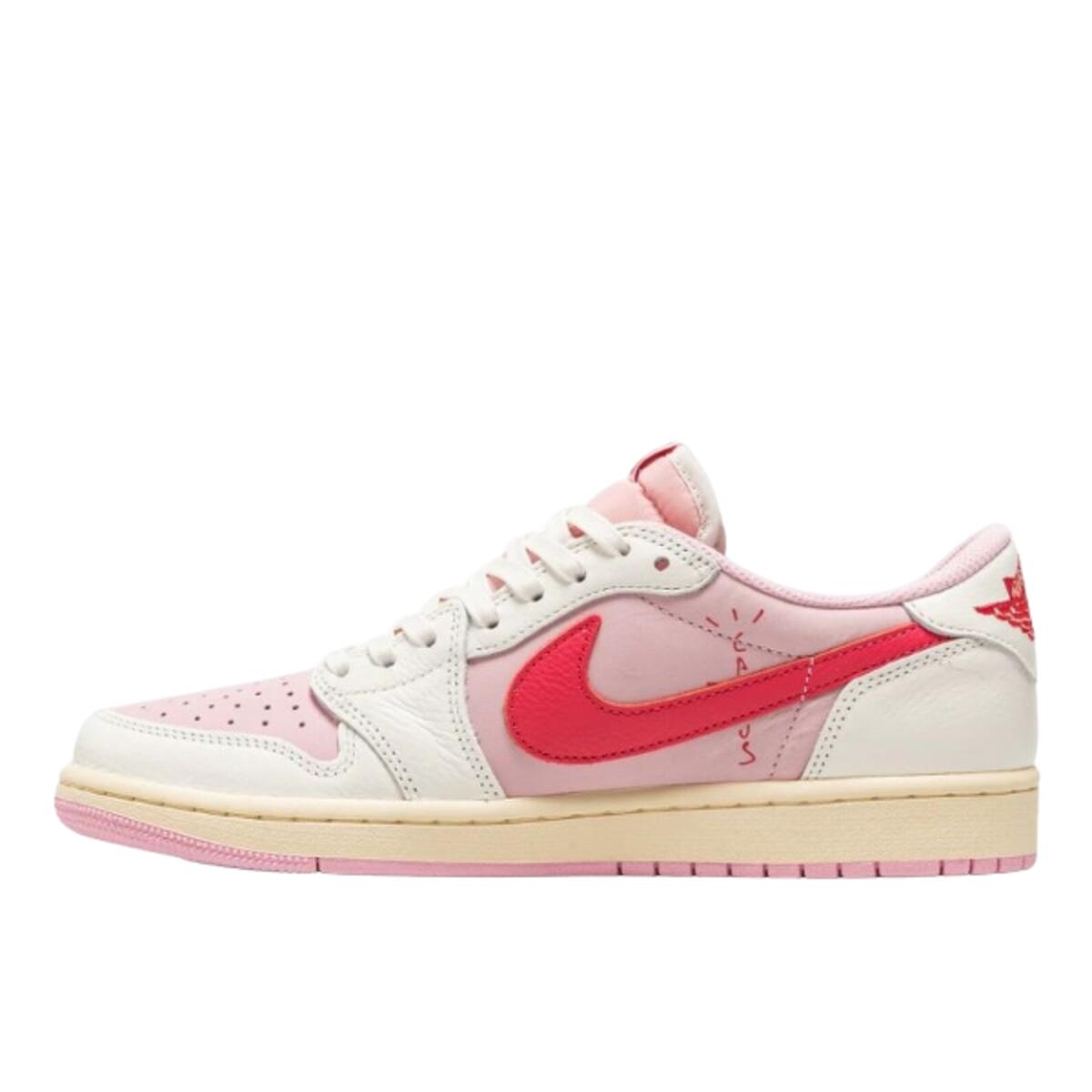 Zapatillas  1 Retro Low OG SP Travis Scott Sail Tropical Pink 2/5