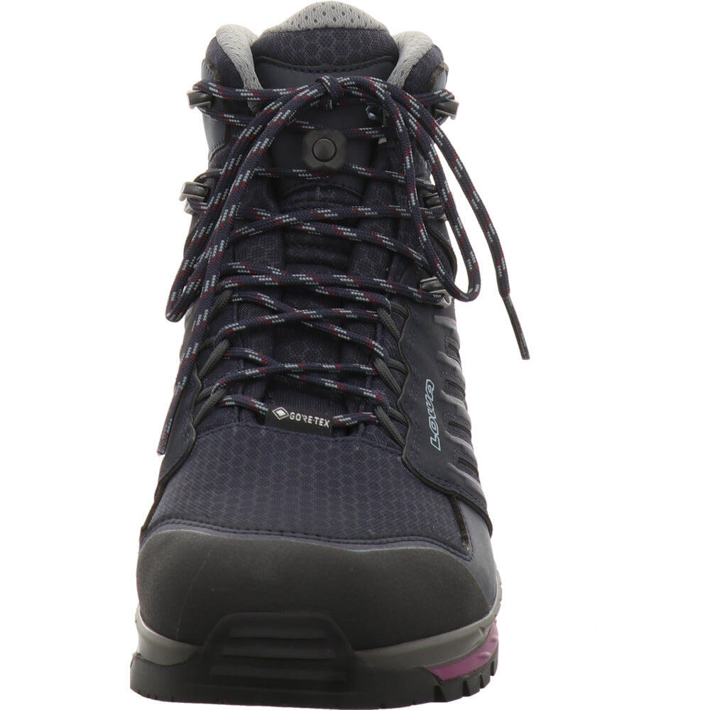 LOWA Damen Trek EVO GTX Mid Lady Wanderschuh Echtleder in blau 3/5