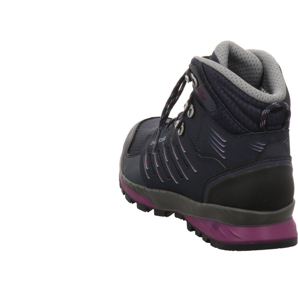 LOWA Damen Trek EVO GTX Mid Lady Wanderschuh Echtleder in blau 4/5