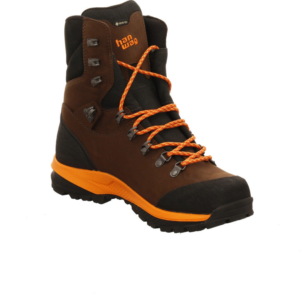 Hanwag Herren Kalixfors Mid SF Extra GTX Wanderschuh Nubukleder in braun 3/5