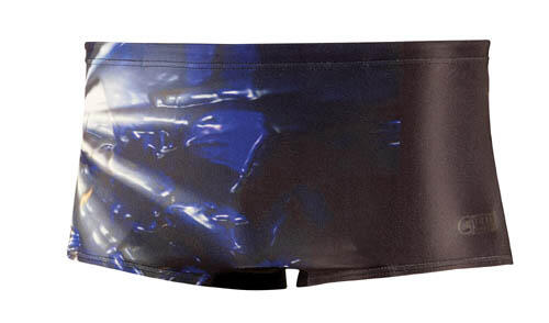 Boxer de natation Beco homme - résistant au chlore noir/blanc/bleu