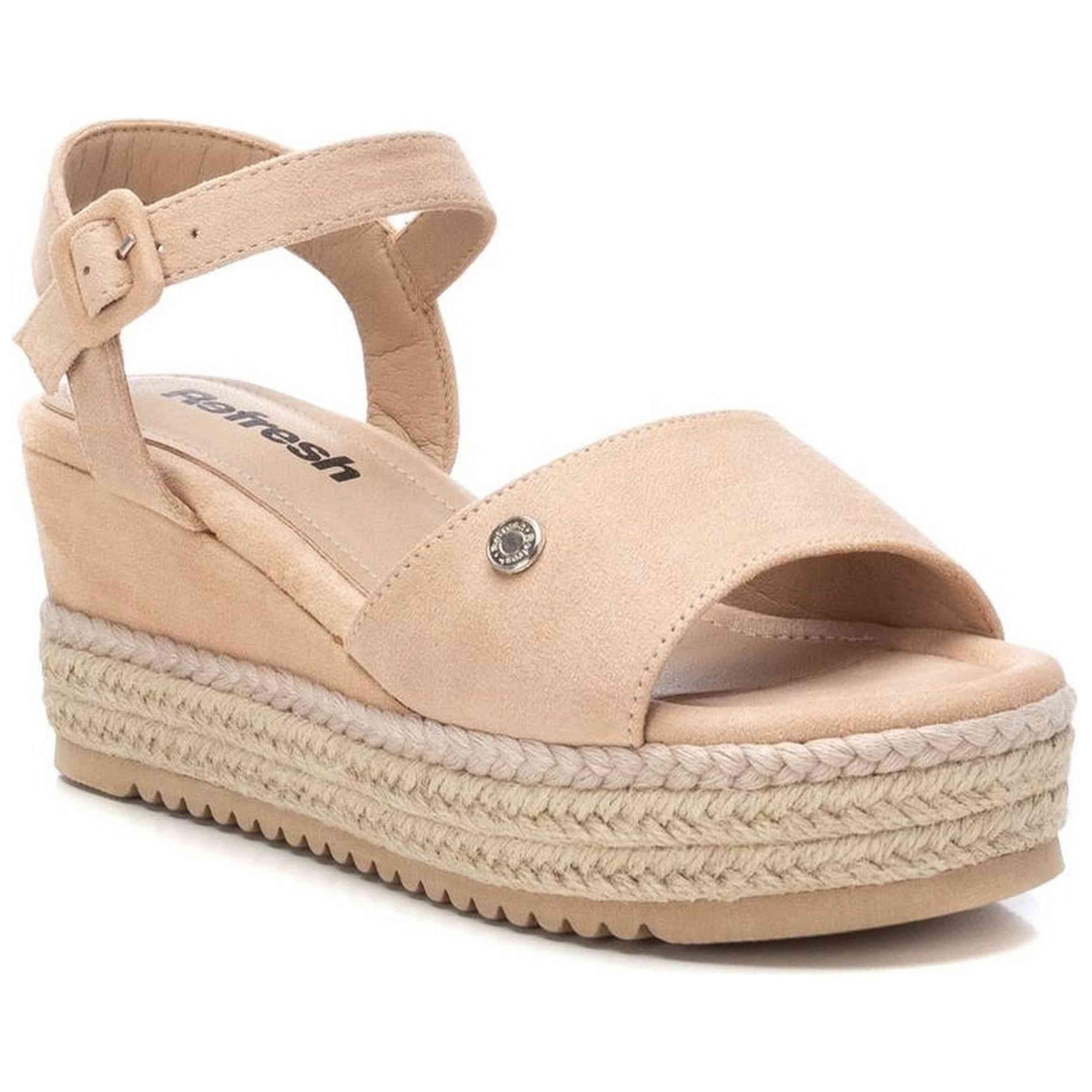 Sandalias Refresh modelo 172660-BEIGE para mujer 3/5