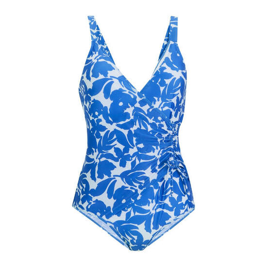 Maillot De Bain 1 Pièce Motif/style Floral BAYLENNE Femme (Bleu)