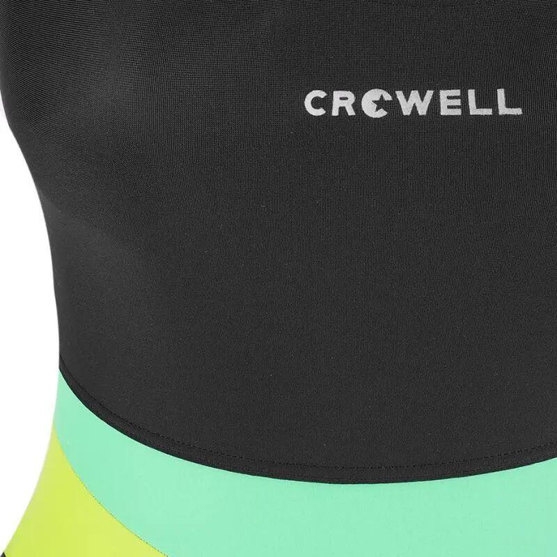 Costume Da Bagno Intero Donna Crowell Lola Verde Nero 3/3