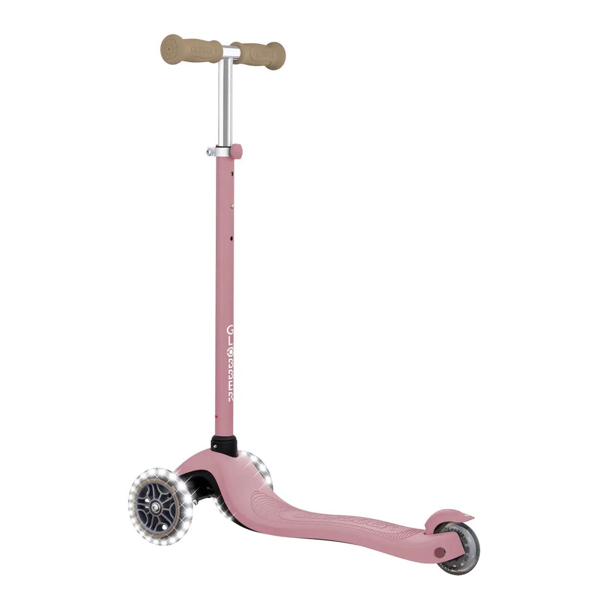 GLOBBER PRIMO SIGNATURE LIGHTS rosa, mit Leuchtrollen 3/7