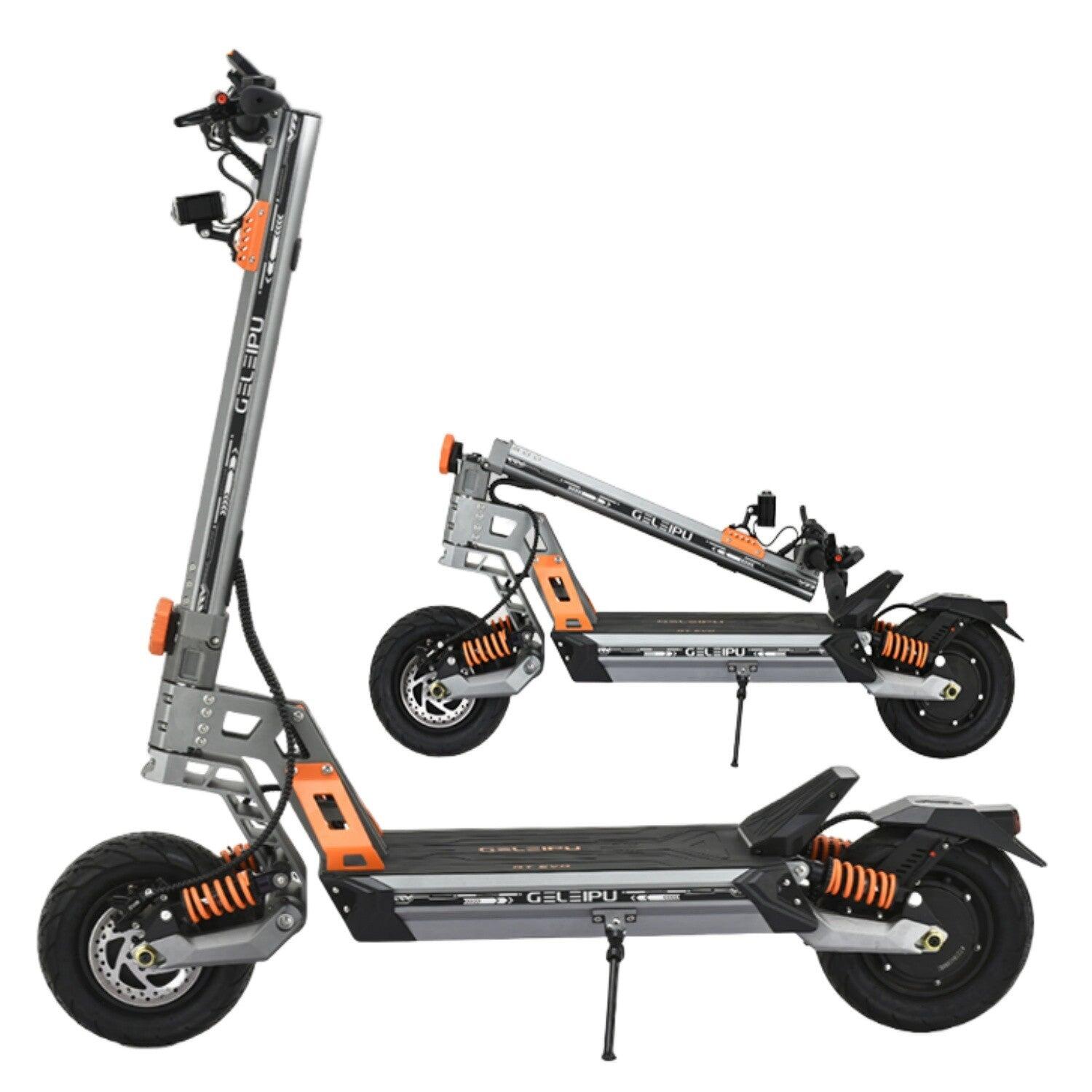 GELEIPU GT EVO Trotinete Eléctrica 1600W*2 60V36AH 11" Cinza 5/5