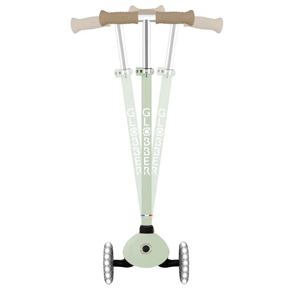GLOBBER PRIMO SIGNATURE LIGHTS salbei grün, mit Leuchtrollen 5/7