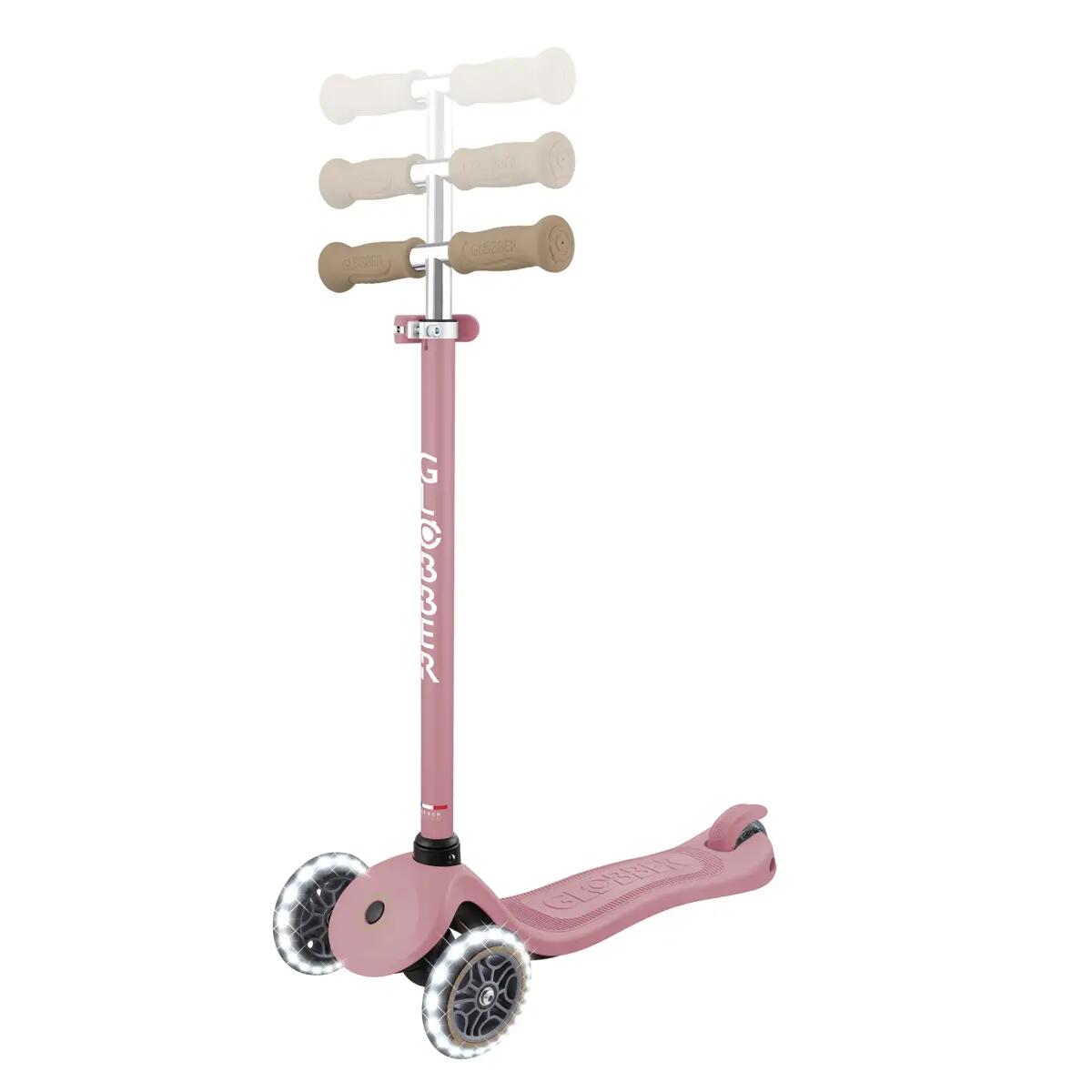 GLOBBER PRIMO SIGNATURE LIGHTS rosa, mit Leuchtrollen 4/7