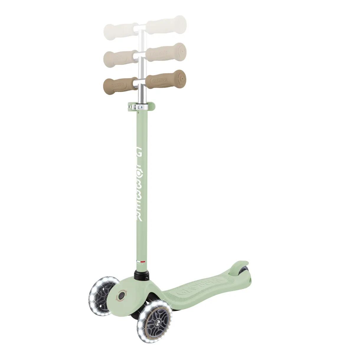 GLOBBER PRIMO SIGNATURE LIGHTS salbei grün, mit Leuchtrollen 4/7