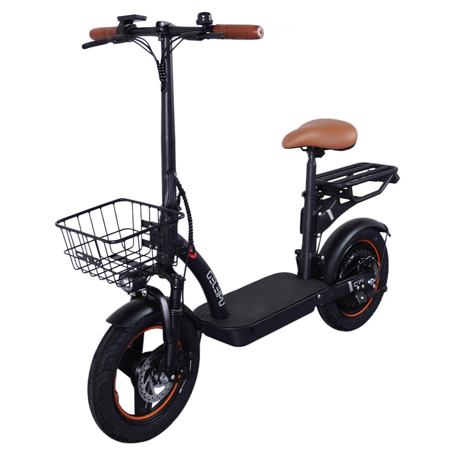Monopattino Elettrico GELEIPU C14 500W 48V17.5Ah 14" Nero 2/5