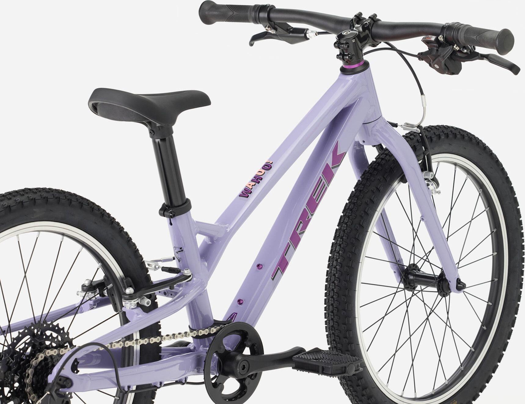 VTT Enfant Rigide Trek Wahoo 20 Path Microshift 8V 20'' Violet 3/5