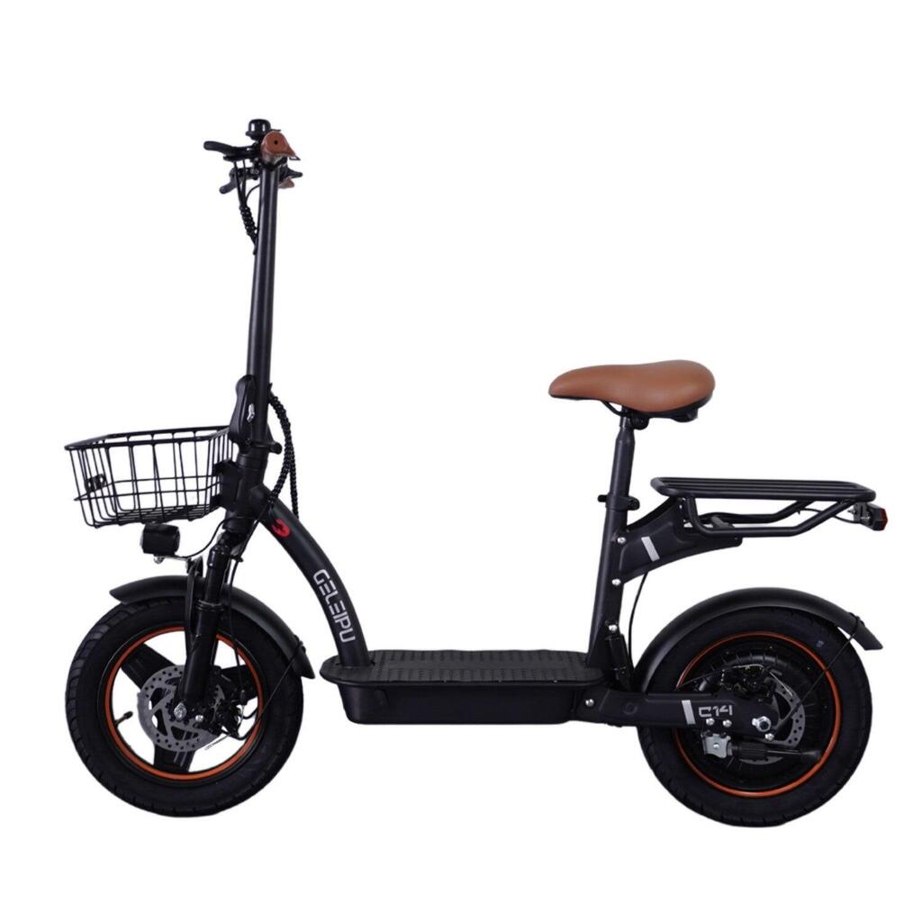 GELEIPU C14 Electric Scooter 500W 48V17.5Ah 14" Black