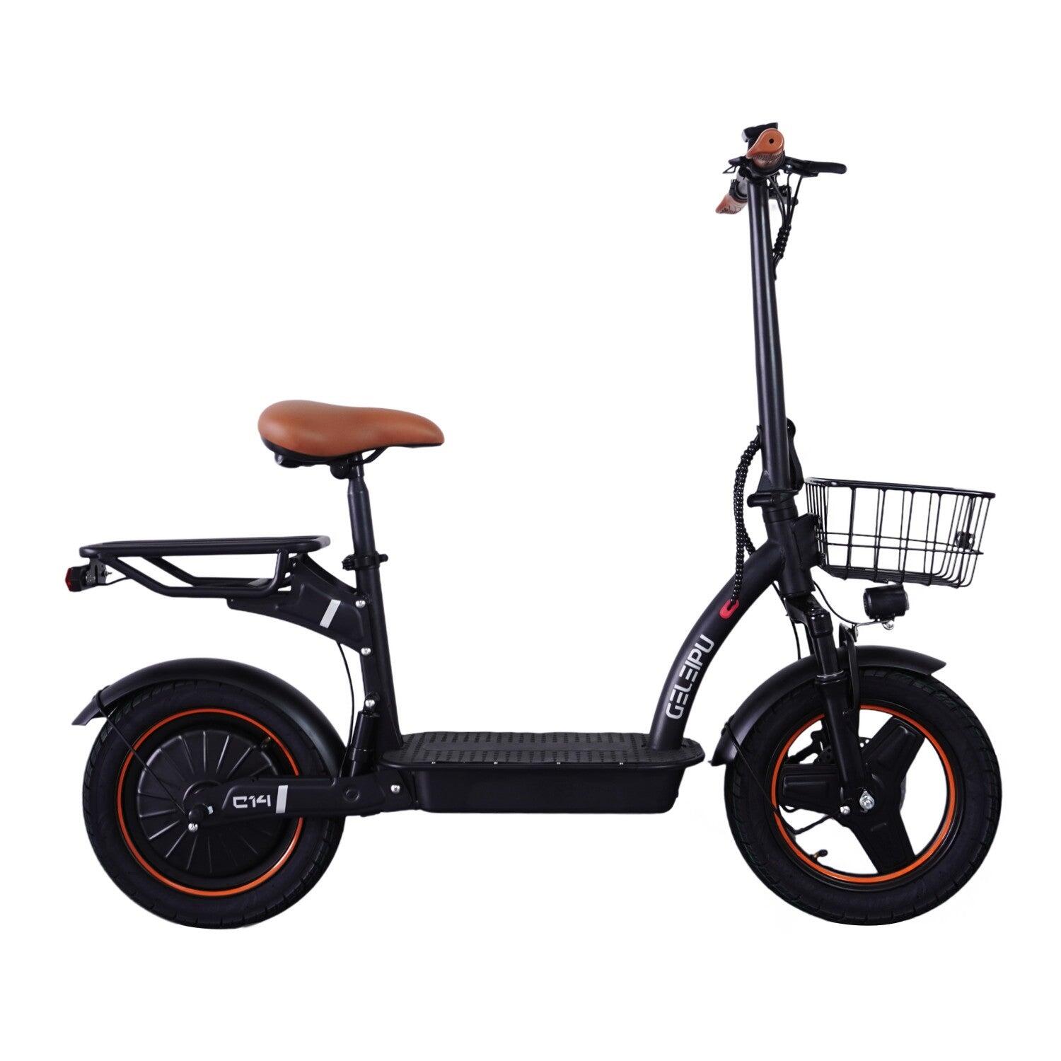 Monopattino Elettrico GELEIPU C14 500W 48V17.5Ah 14" Nero 4/5