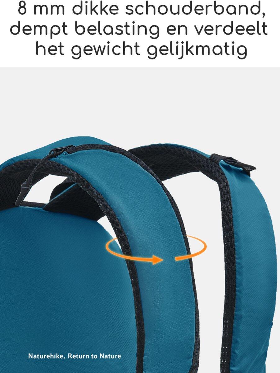 Yunyan ultralichte opvouwbare rugzak 25L blauw 7/7