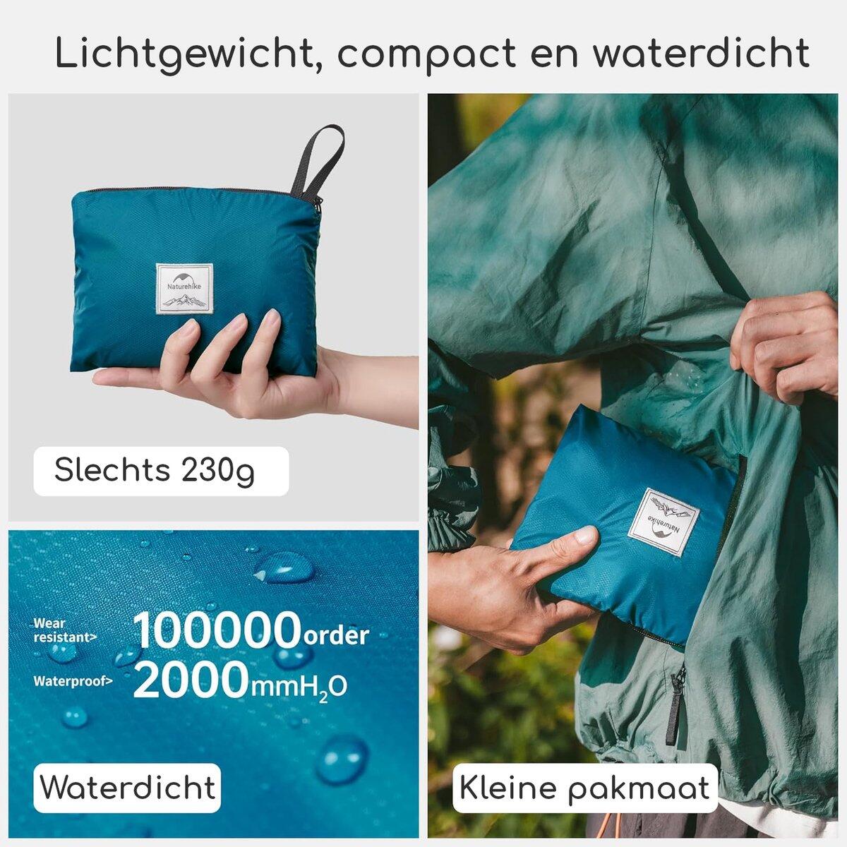 Yunyan ultralichte opvouwbare rugzak 25L blauw 4/7
