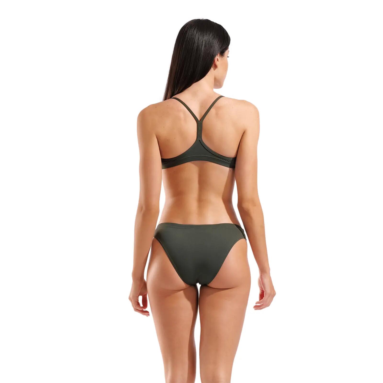 Bikini bandeau Arena femme, résistant au chlore, 100 % polyester recyclé 2/5