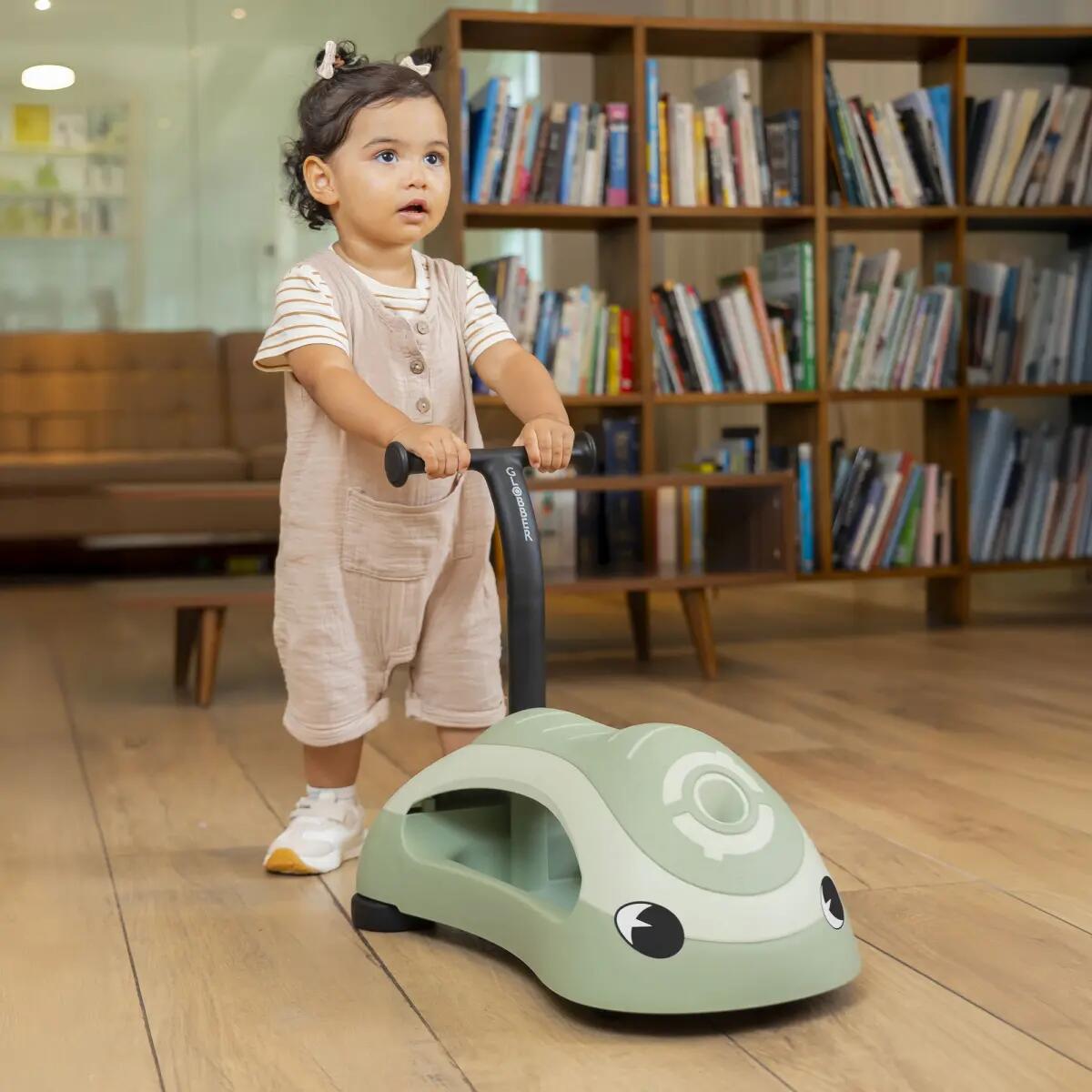 Porteur évolutif WALK N' ROLL 3 EN 1 ECO pour bébé - Vert Pistache 4/5
