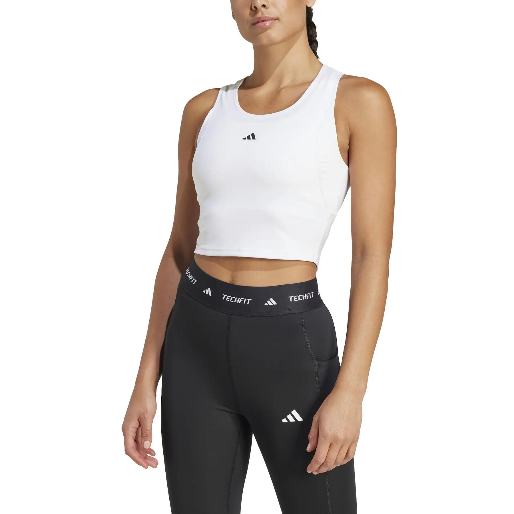 Débardeur crop femme adidas Techfit 4/7