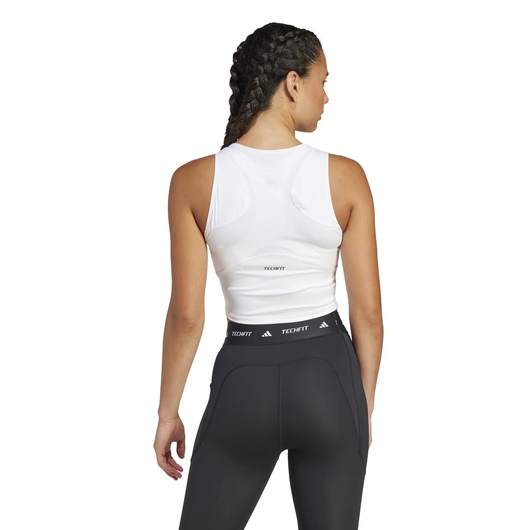 Débardeur crop femme adidas Techfit 6/7