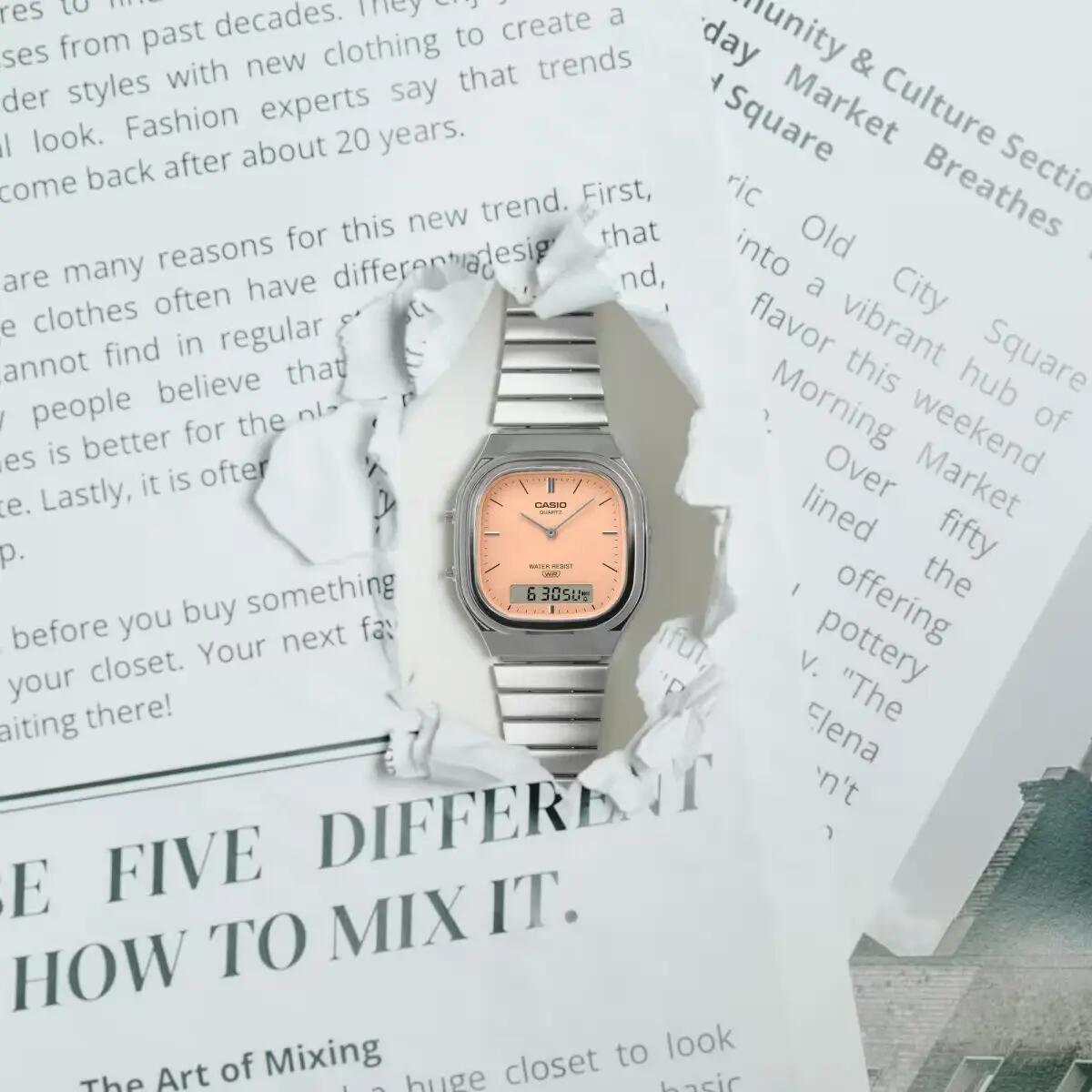 AQ-240E-4AEF Vintage Collection Unisex Watch 2/5