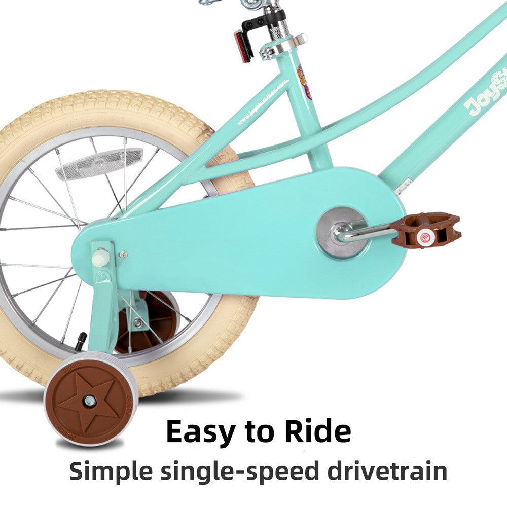 Fille vélo vélo enfant 16" roulettes+panier, adapté aux filles 4-7 ans 5/5