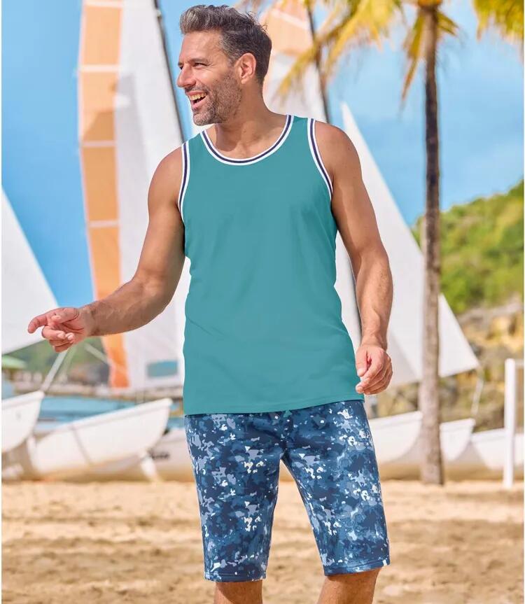 Bermuda Détente Molleton Tie and Dye  3/4