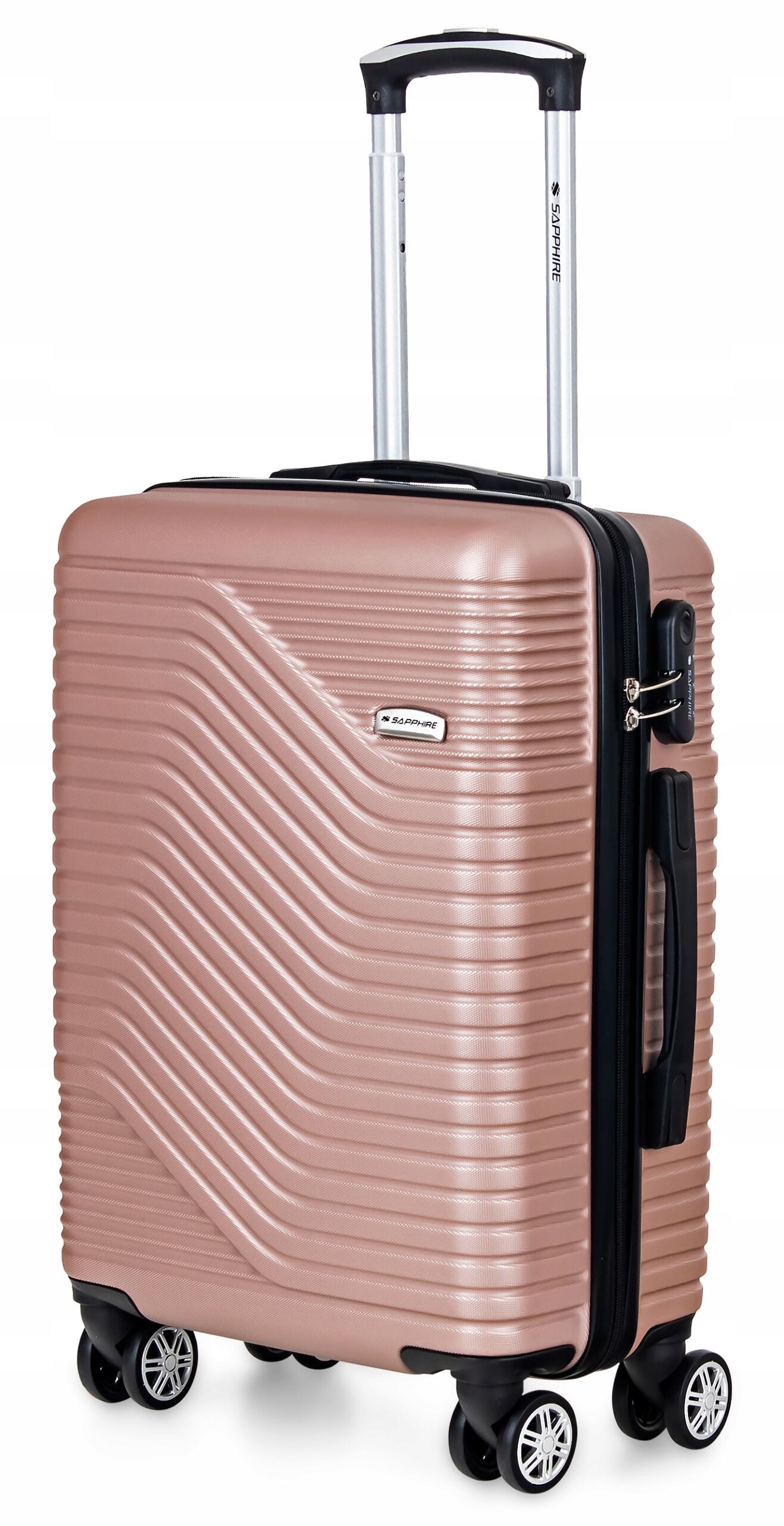 Walizka podróżna na kółkach Sapphire ST-140 DUO - średnia ABS 2/7