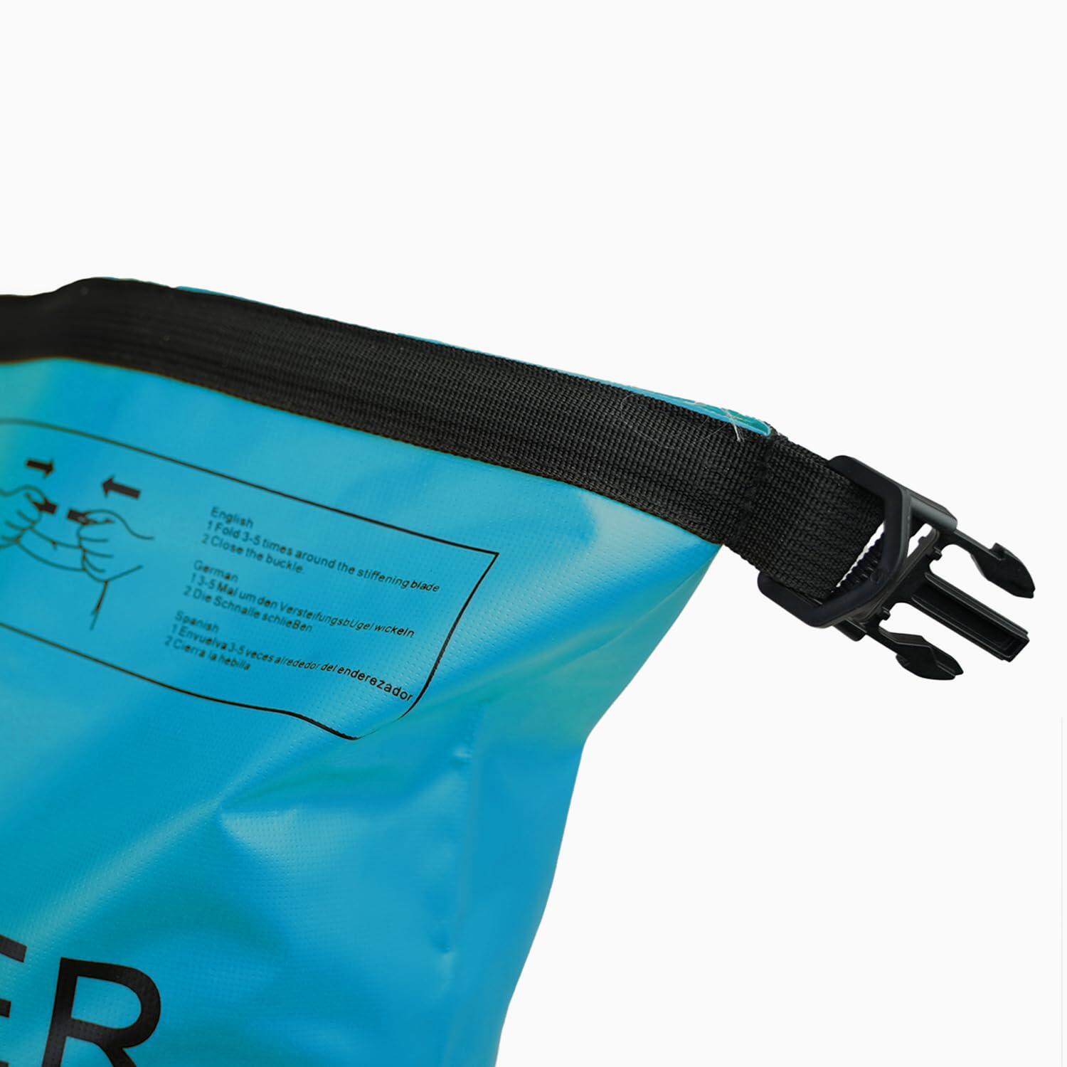 Dry Bag Impermeabile - Duffel Bag - Borsa Impermeabile - 10 litri - Blu 3/7