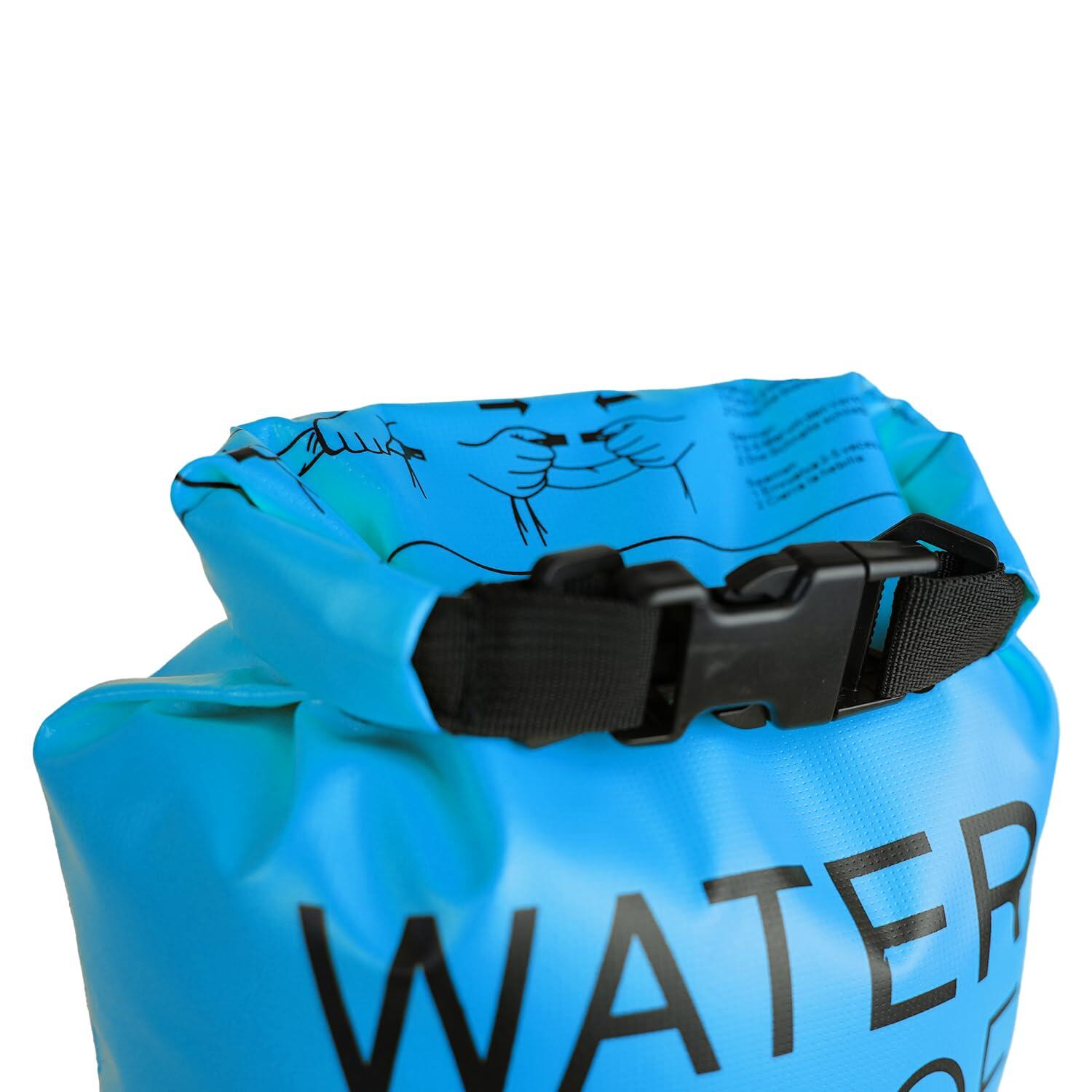 Dry Bag Impermeabile - Duffel Bag - Borsa Impermeabile - 10 litri - Blu 5/7