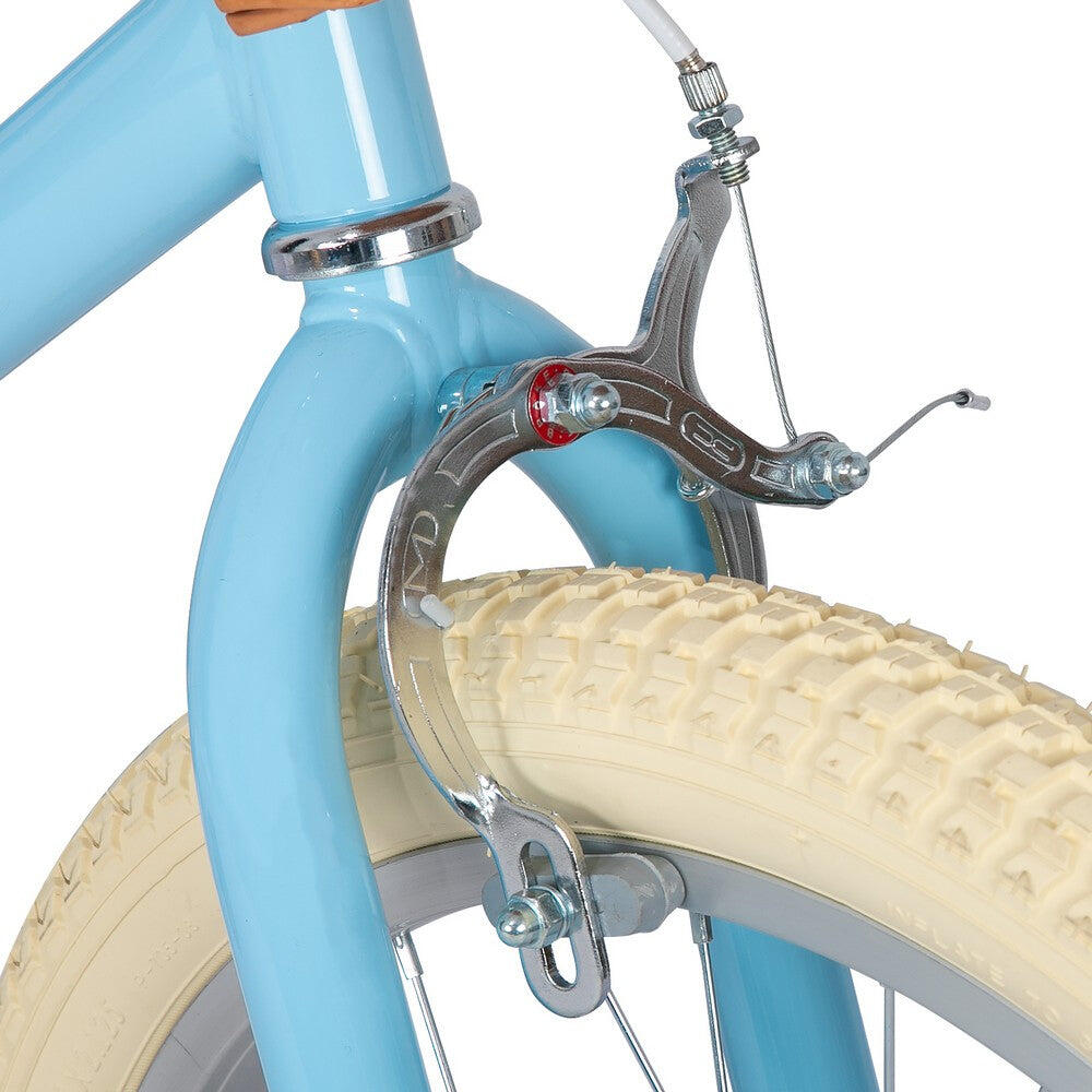 Fille vélo vélo enfant 18" roulettes+panier, adapté aux filles 5-8 ans 2/6