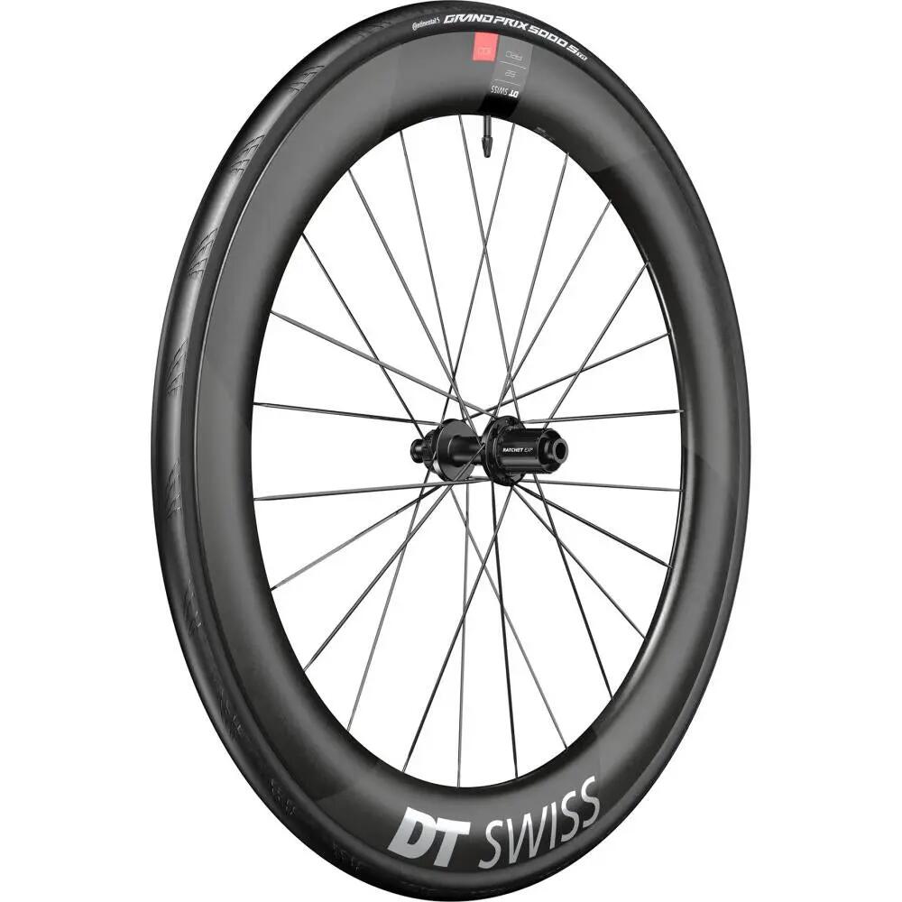 DT Swiss Laufrad ARC 1100 Dicut Disc 622 x 62 mm Schwarz - aero-optimiertes W... 2/2